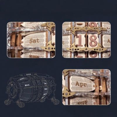 Time Engine 3D Wooden Puzzle