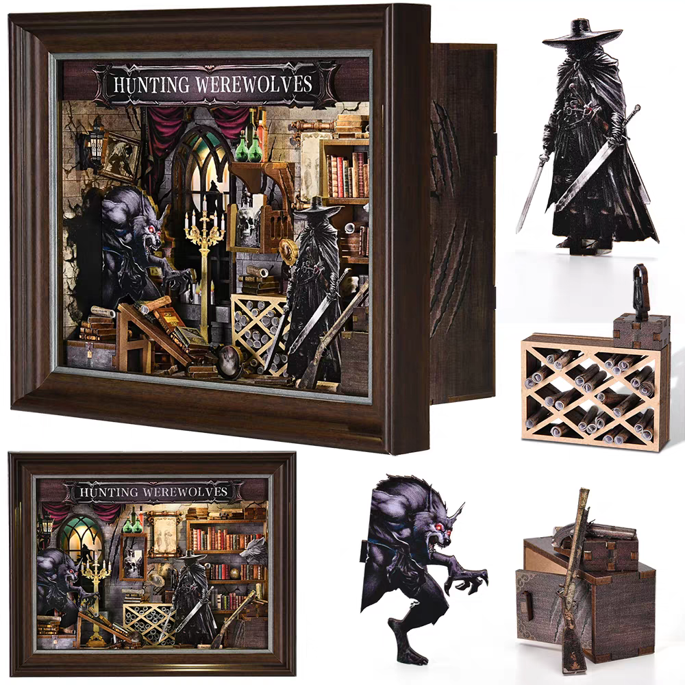 Hunting Werewolves DIY Miniature House