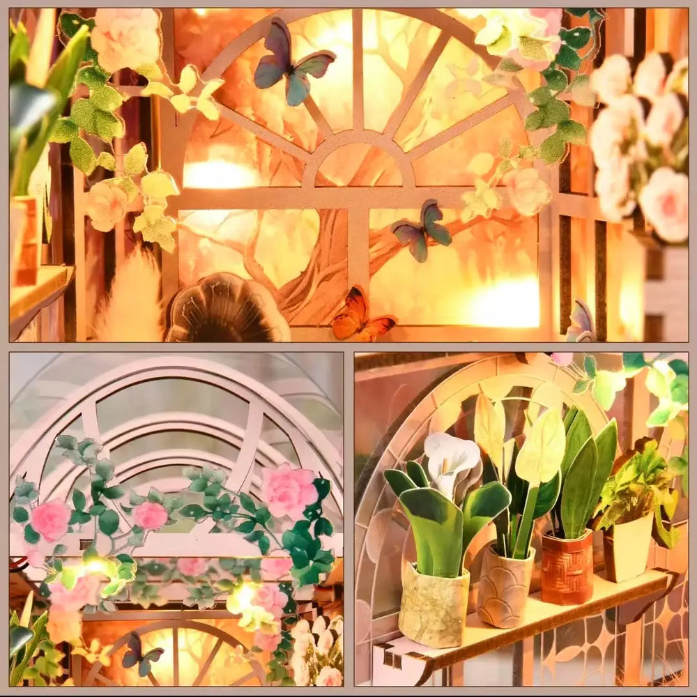 Mini Greenhouse DIY Book Nook Kit