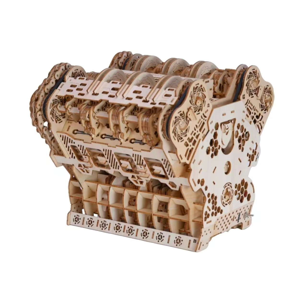 W12 Engine 3D Wooden Puzzle