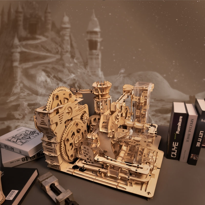 Mechanical Air Island Marble Run NEW  Version