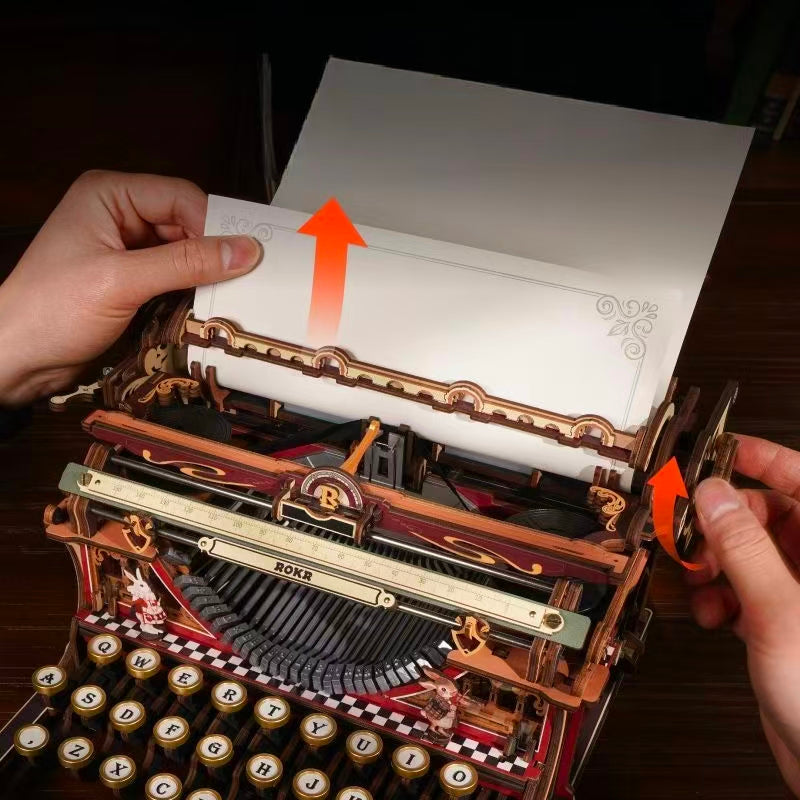 Fairy Tale Typewriter 3D Wooden Puzzle