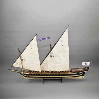 Ragusian Galley 3D Wooden Ship