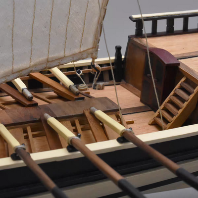 Ragusian Galley 3D Wooden Ship
