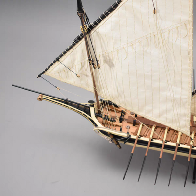 Ragusian Galley 3D Wooden Ship