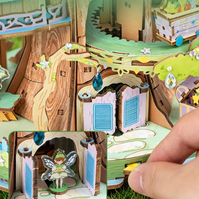Gemstone Treehouse 3D Wooden Puzzle
