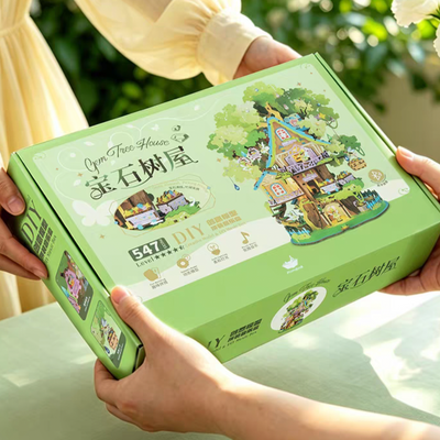 Gemstone Treehouse 3D Wooden Puzzle