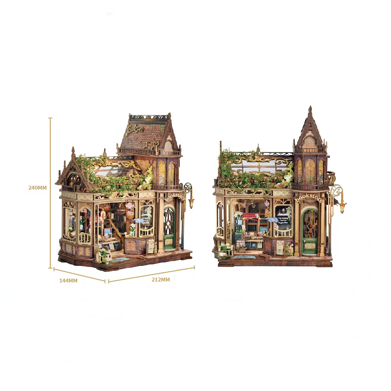Flower Library DIY Miniature House