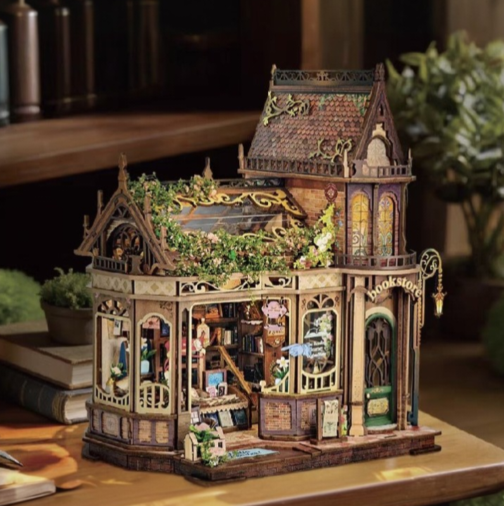 Flower Library DIY Miniature House