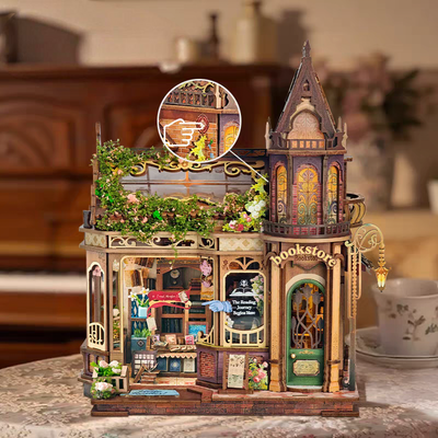 Flower Library DIY Miniature House