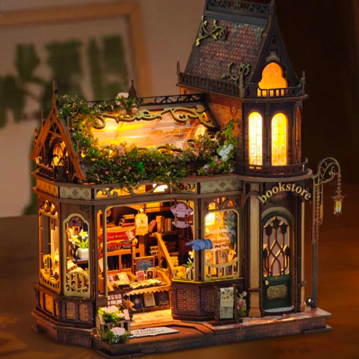 Flower Library DIY Miniature House