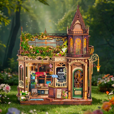 Flower Library DIY Miniature House