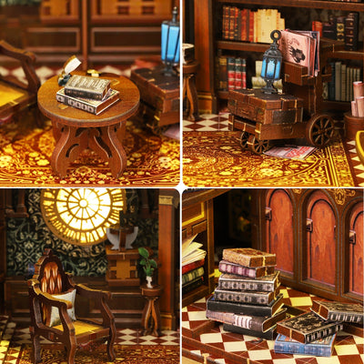 Ancient Books DIY Miniature House