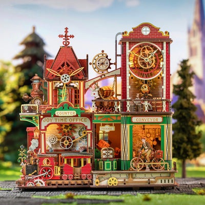 Time Post Office 3D Wooden Puzzle