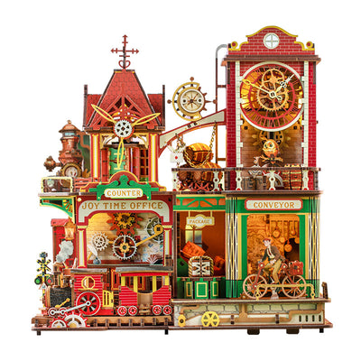 Time Post Office 3D Wooden Puzzle