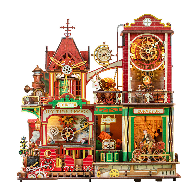 Time Post Office 3D Wooden Puzzle