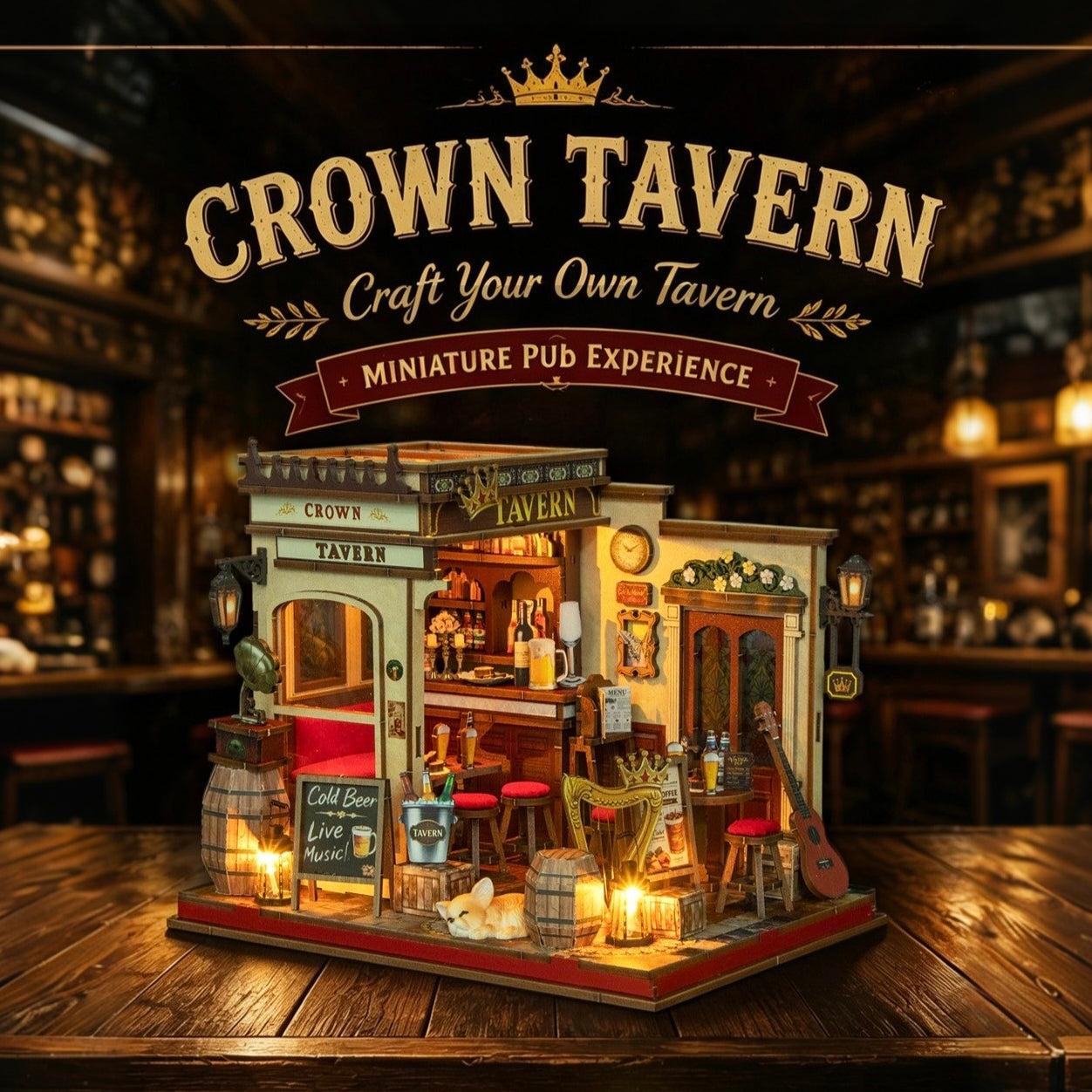 Crown Tavern DIY Miniature House