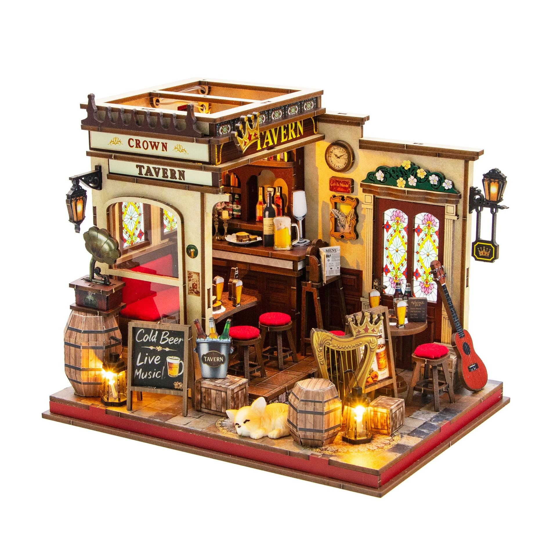 Crown Tavern DIY Miniature House