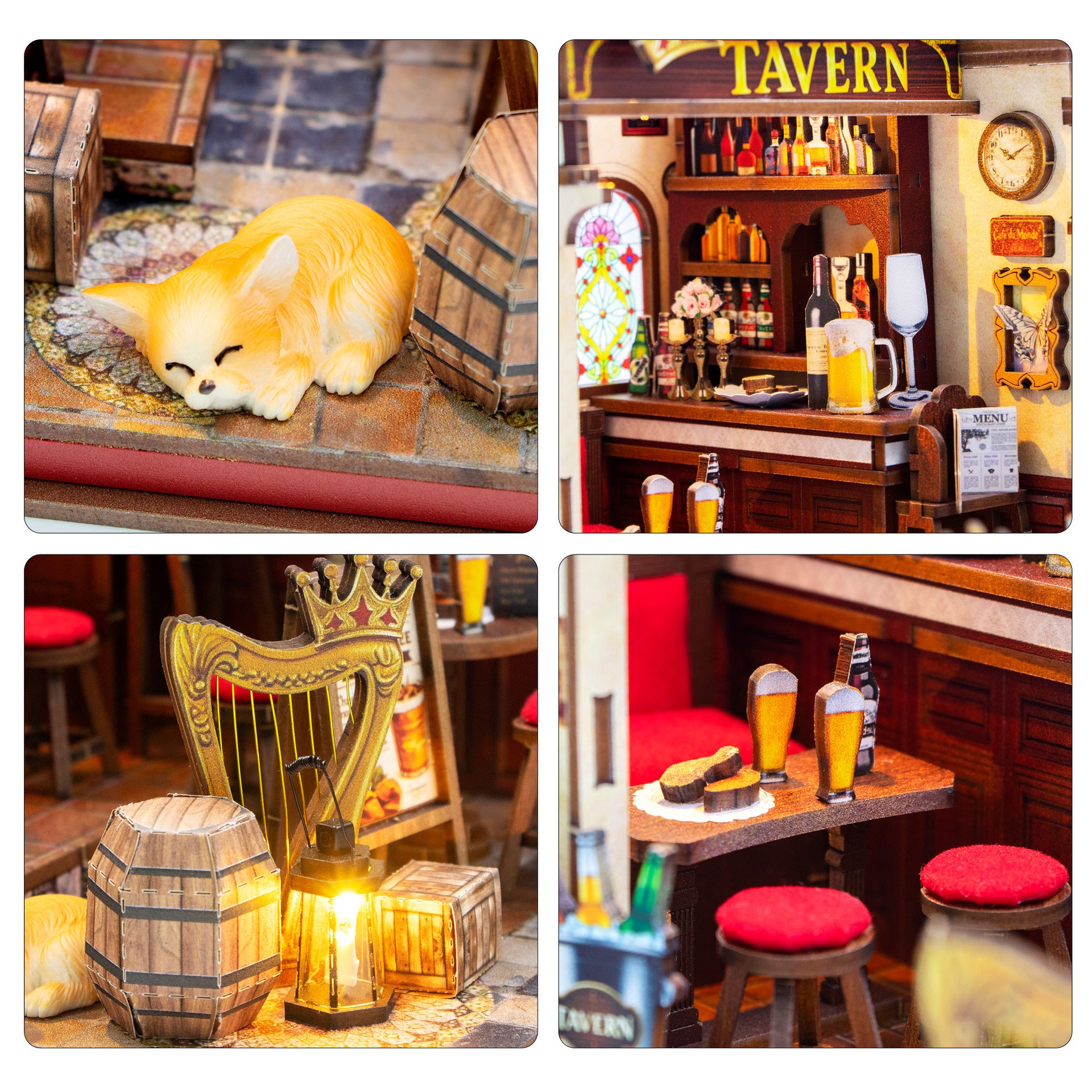 Crown Tavern DIY Miniature House