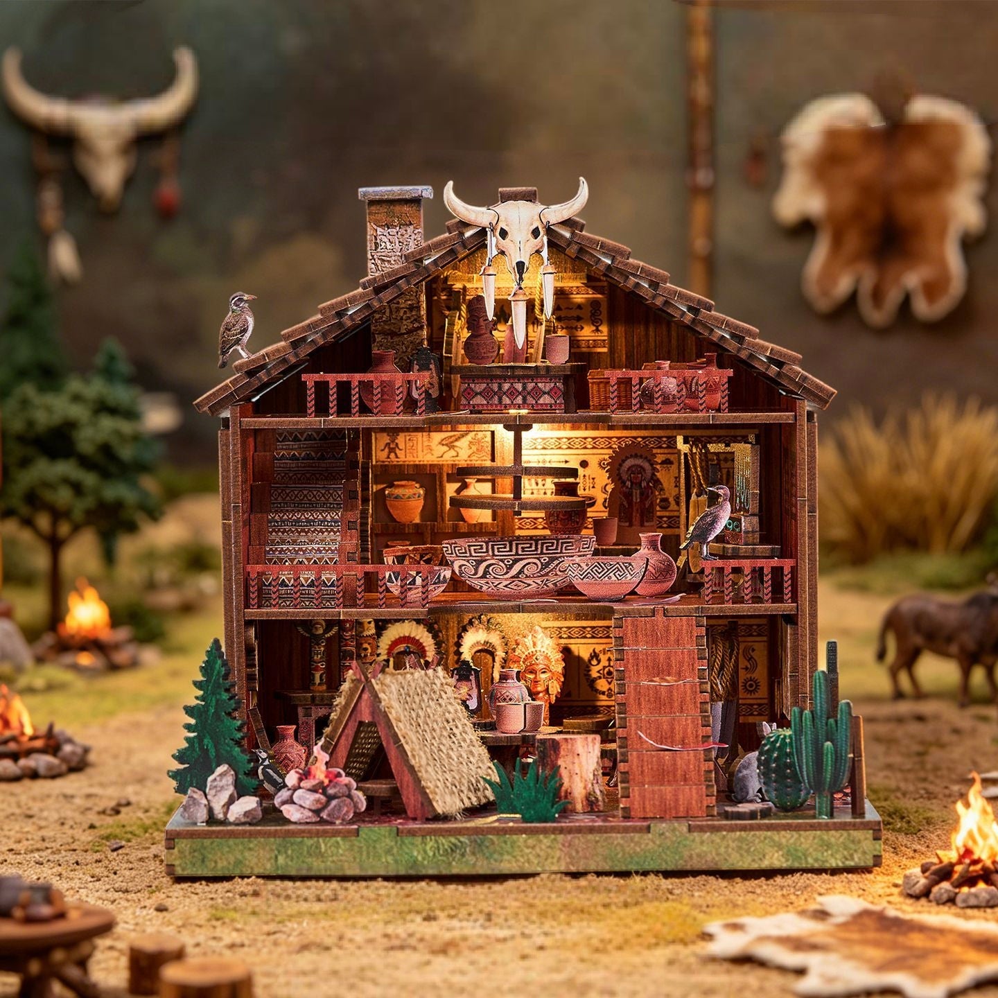 Plume Manor DIY Miniature House