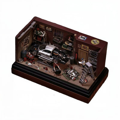 Repair Garage DIY Miniature Model
