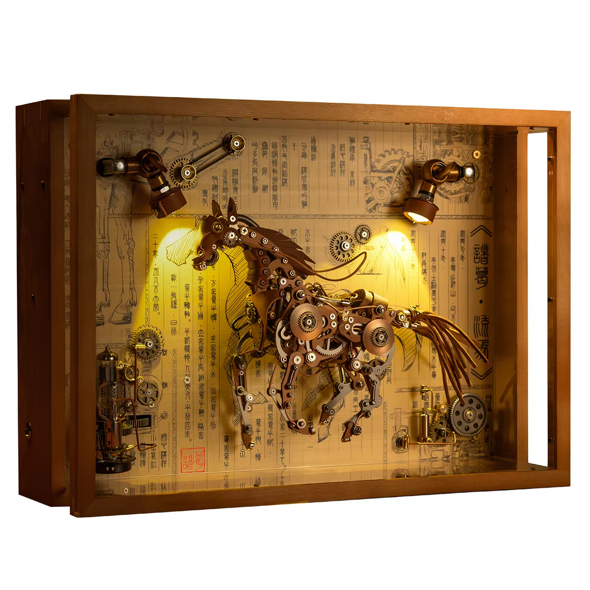Mechanical Horse 3D Metal Model