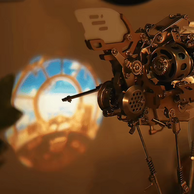 The Dream Machine 3D Metal Model