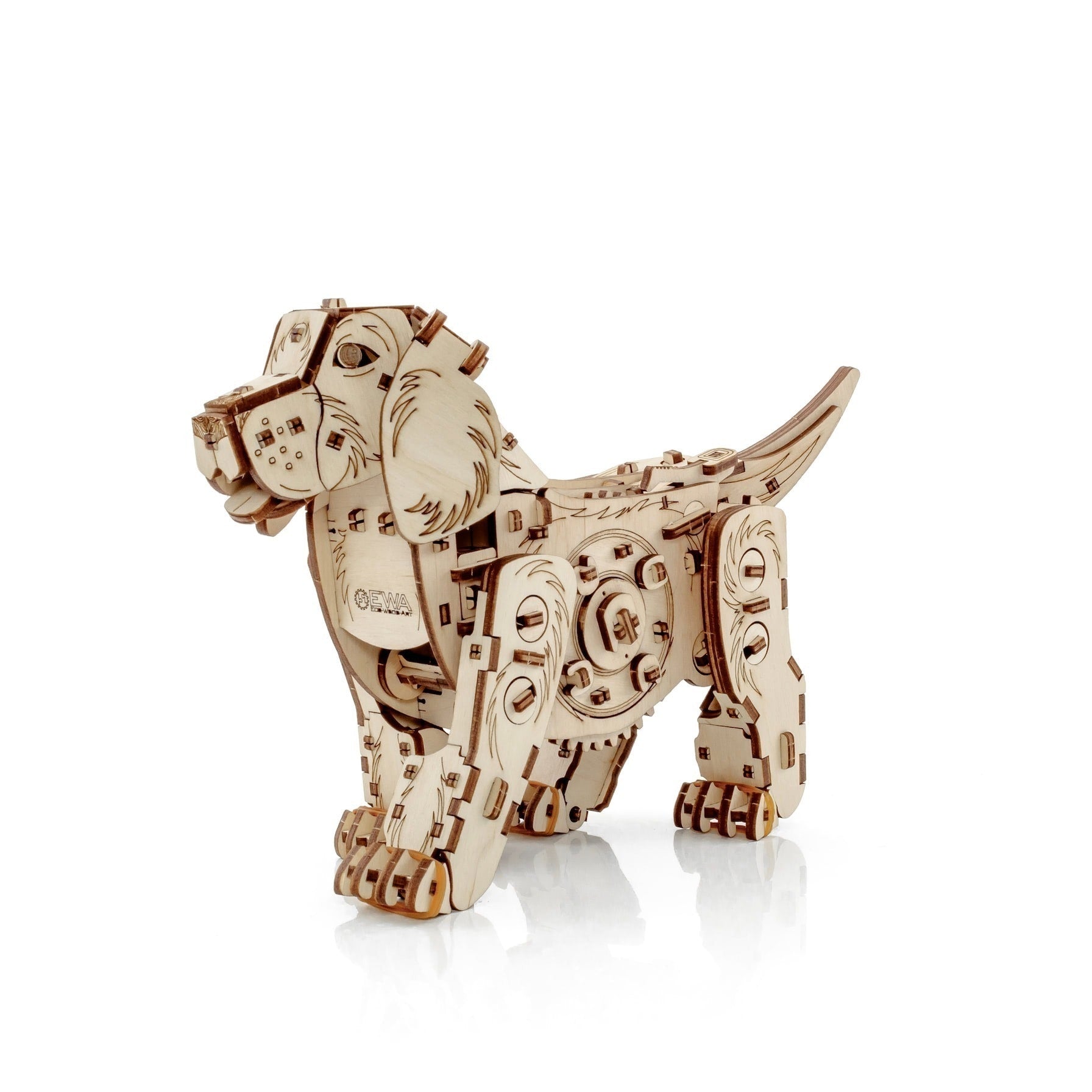 Mechanical Dog 3D Wooden Puzzle