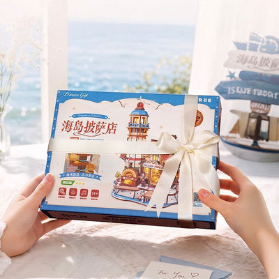 Island Pizza 3D Wooden Puzzle
