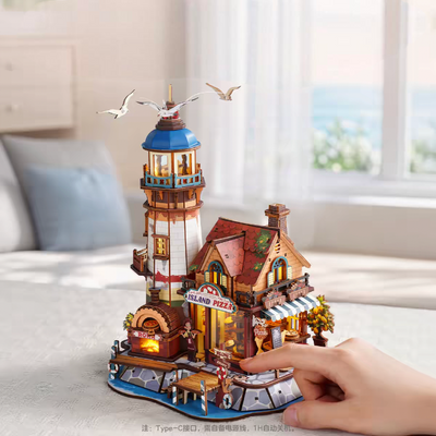 Island Pizza 3D Wooden Puzzle
