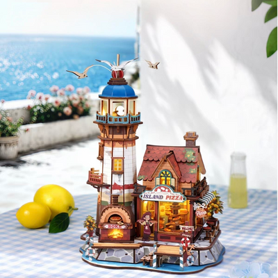 Island Pizza 3D Wooden Puzzle