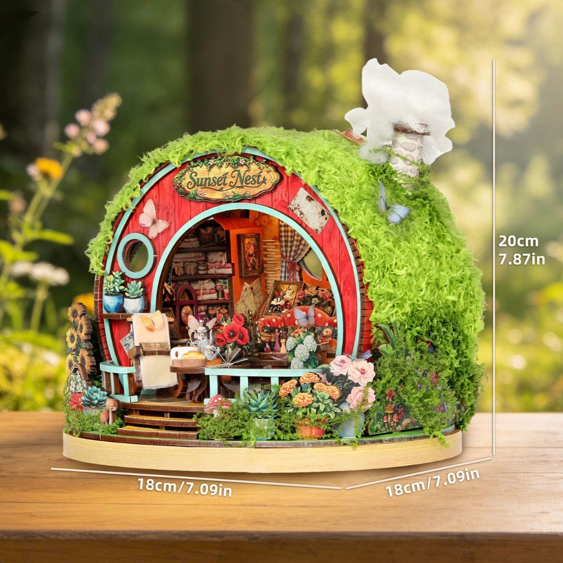 Sunset Cabin DIY Miniature House