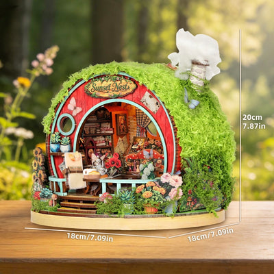 Sunset Cabin DIY Miniature House