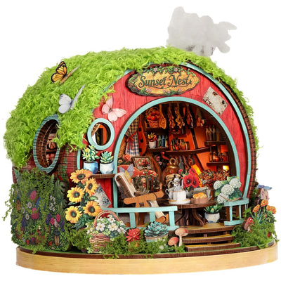 Sunset Cabin DIY Miniature House