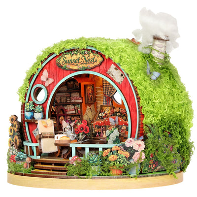 Sunset Cabin DIY Miniature House