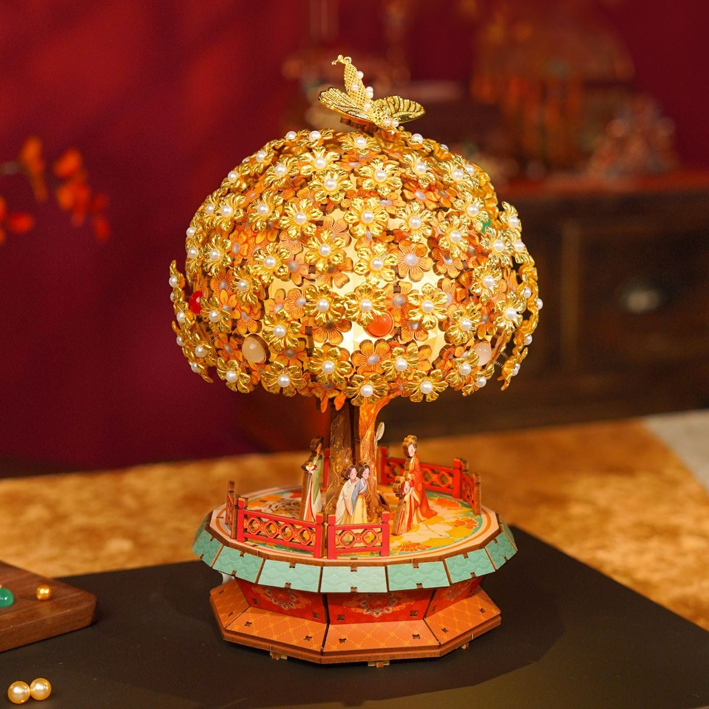 Jewelry Tree 3D Wooden Music Box