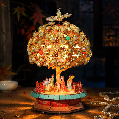 Jewelry Tree 3D Wooden Music Box