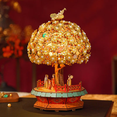 Jewelry Tree 3D Wooden Music Box