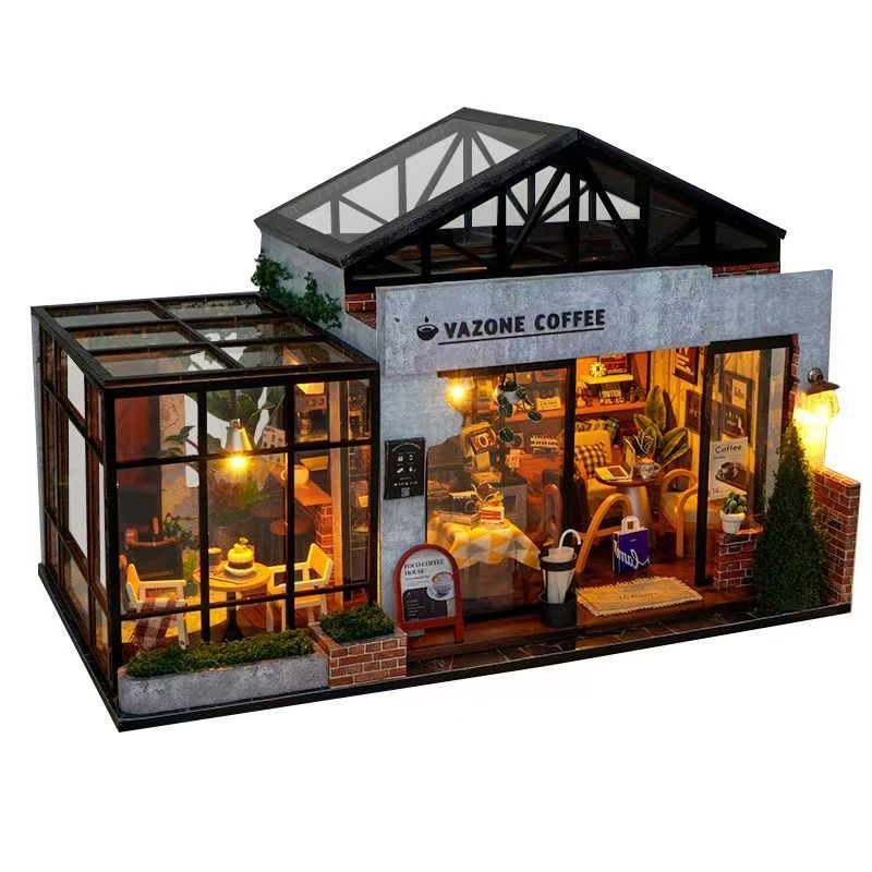 Vazone Coffee DIY Miniature House