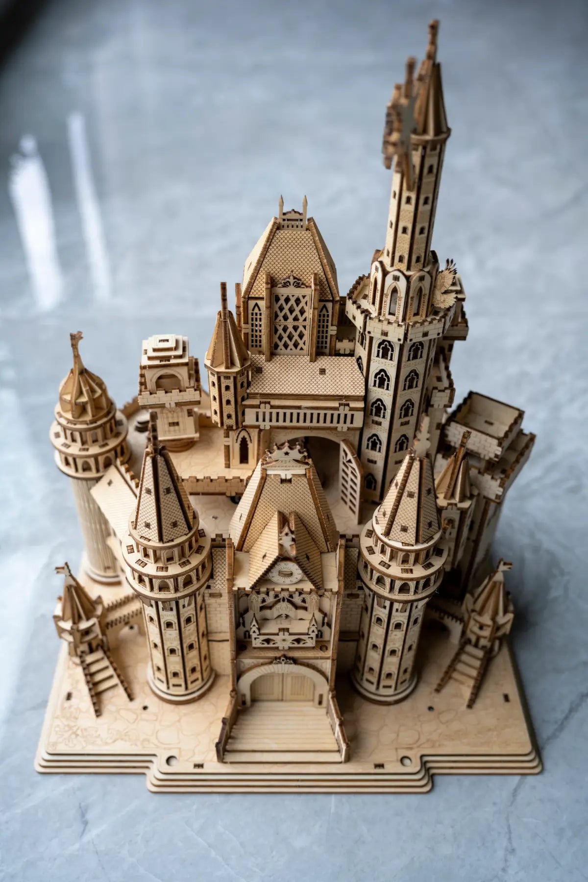 Origin Castle Music Box 3D Wooden Puzzle