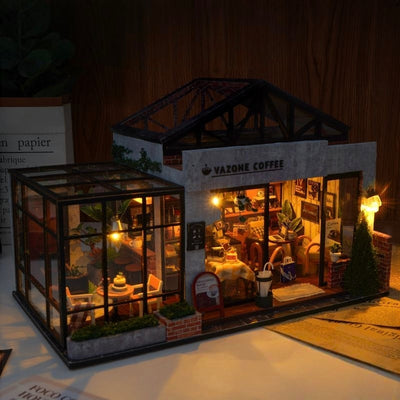 Vazone Coffee DIY Miniature House