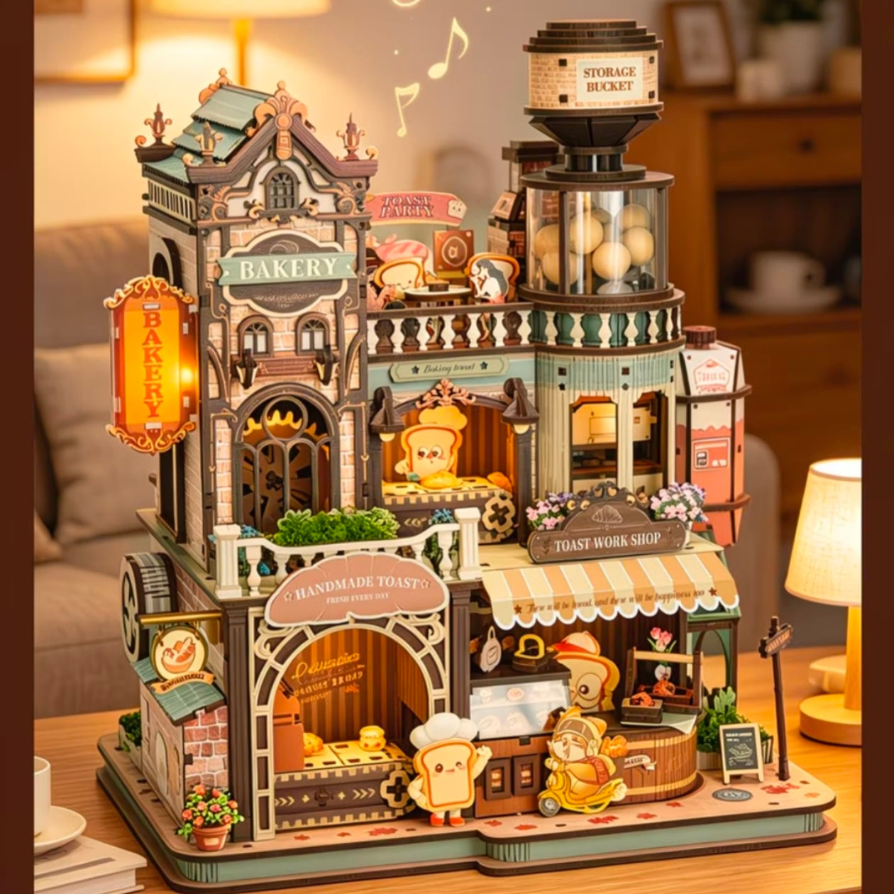 Bread Workshop 3D Wooden Kit