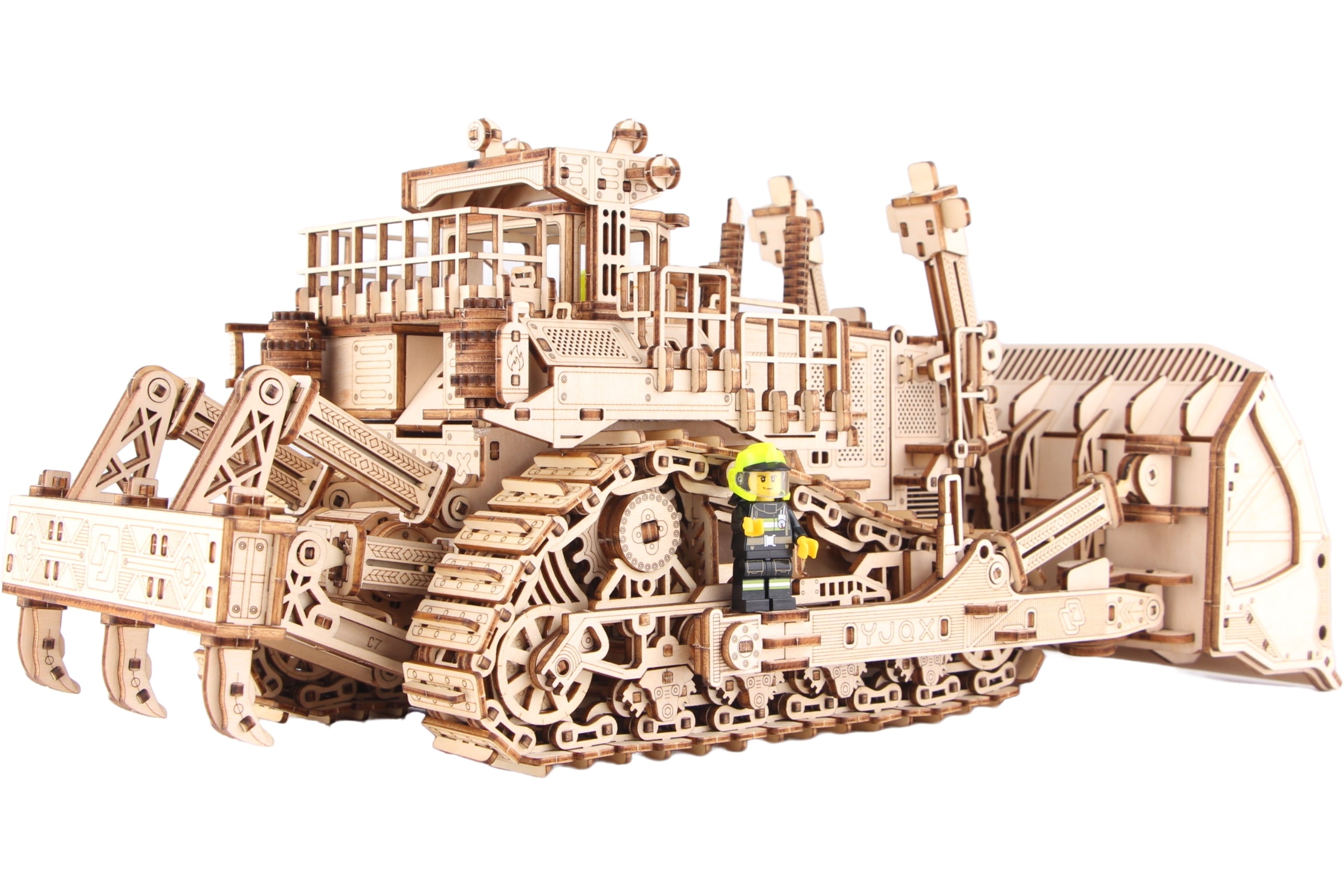 Heavy-duty Bulldozer 3D Wooden Puzzle