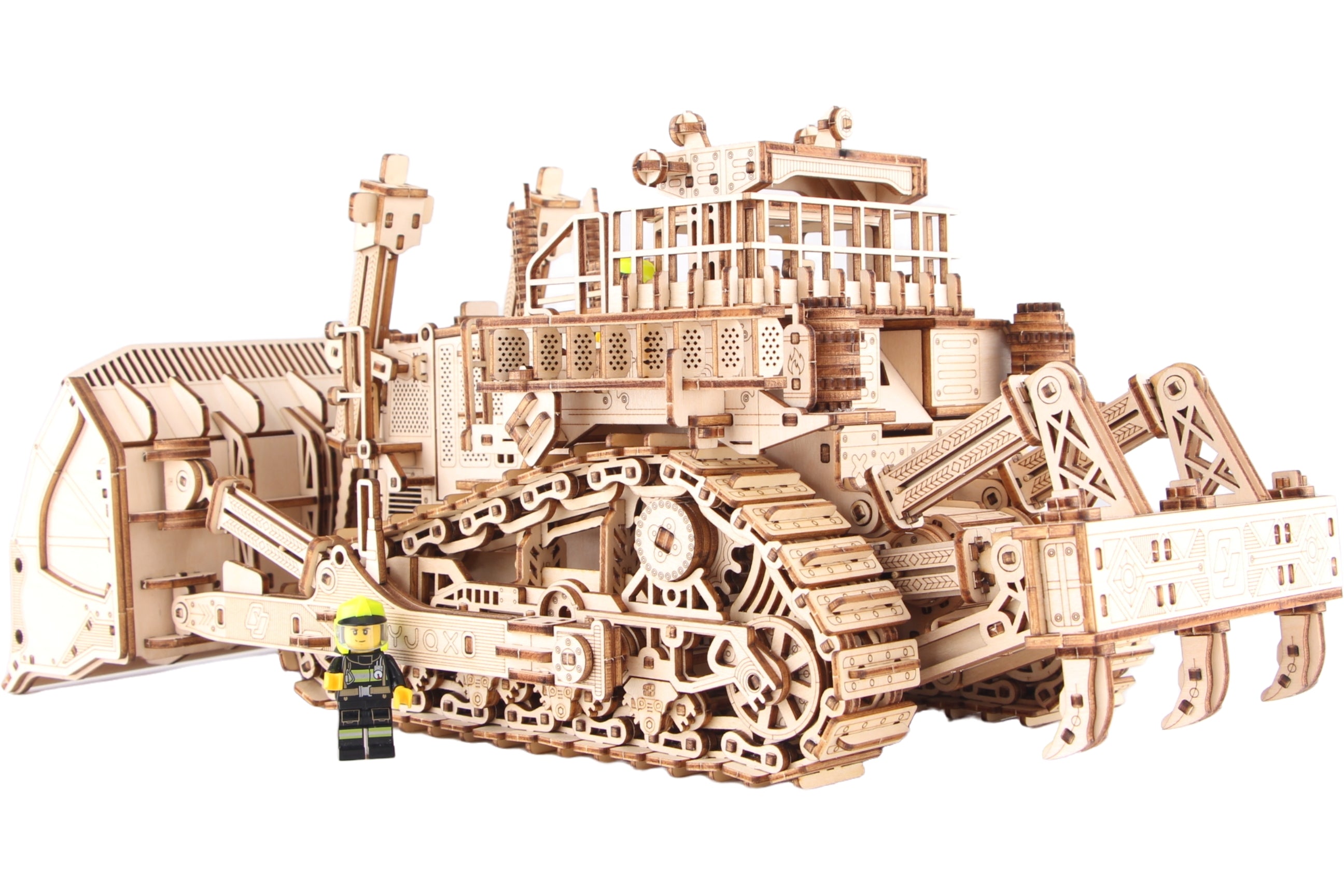 Heavy-duty Bulldozer 3D Wooden Puzzle