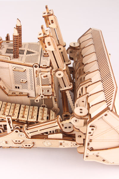 Heavy-duty Bulldozer 3D Wooden Puzzle