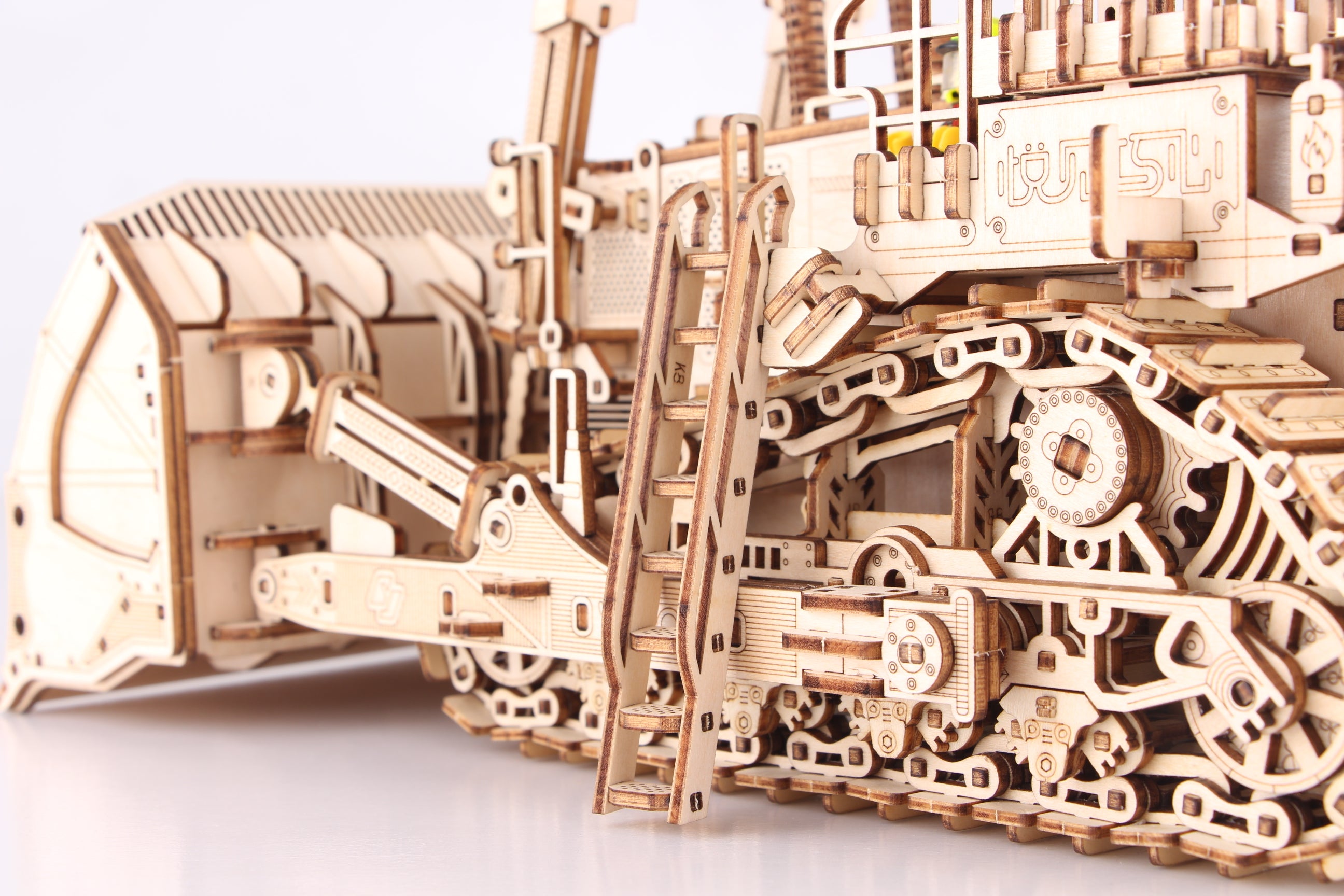 Heavy-duty Bulldozer 3D Wooden Puzzle