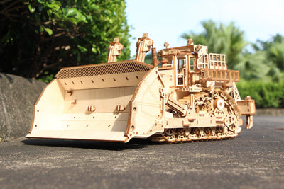 Heavy-duty Bulldozer 3D Wooden Puzzle