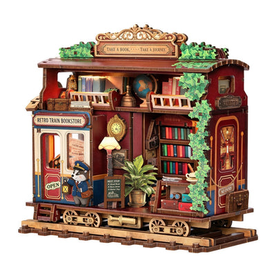 Train Bookstore DIY Miniature House