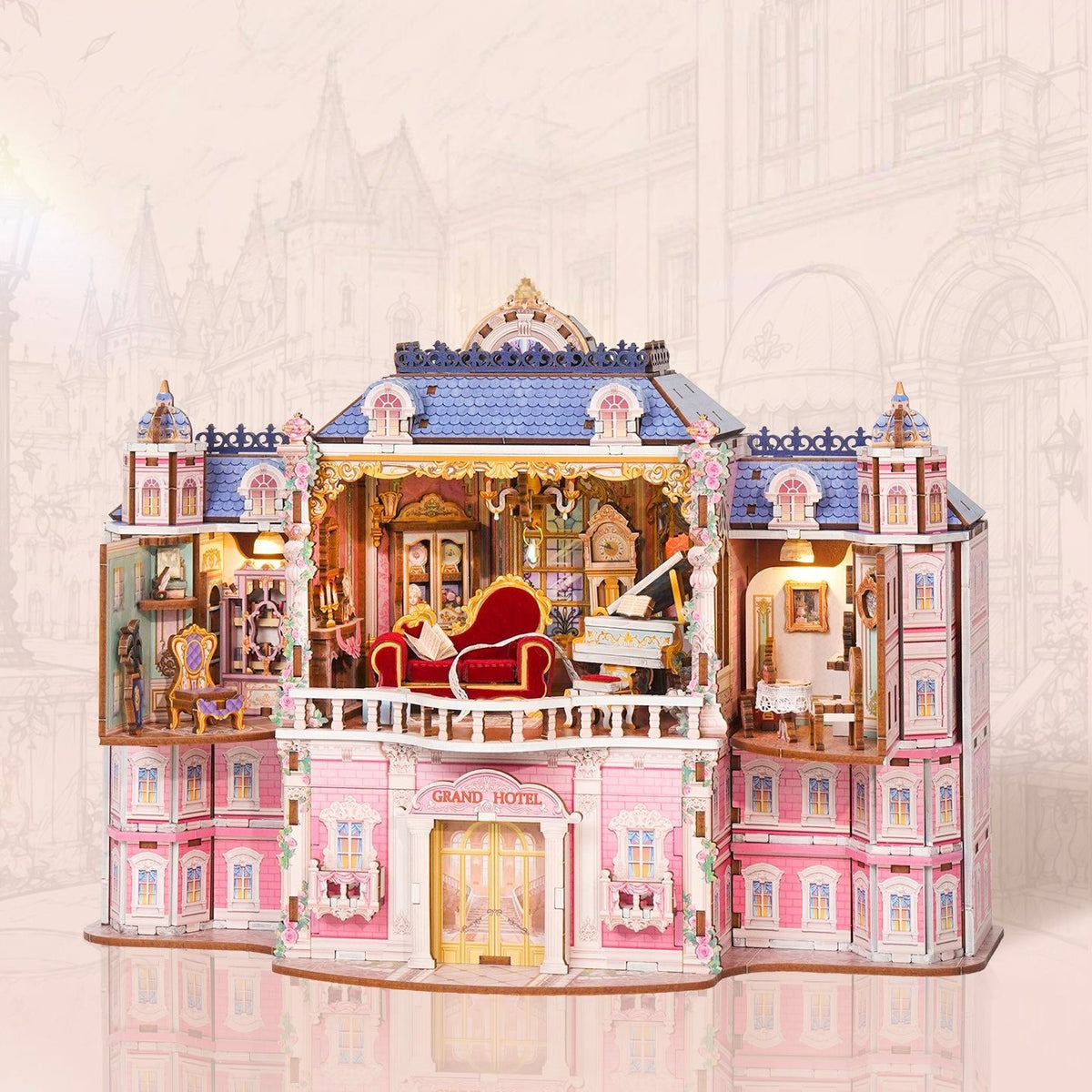 Grand Hotel 3D Wooden Puzzle