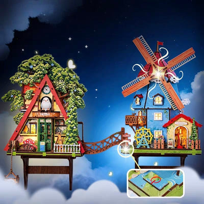 Windsong Town 3D Wooden Puzzle